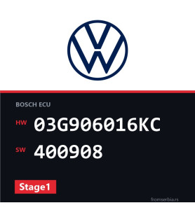 VW Golf5 03G906016KC 400908 Stage1 tuning file