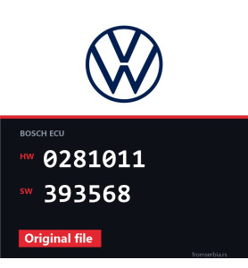 VW Golf 0281011 393568 original ECU file