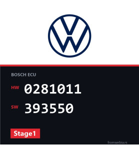 VW Golf 0281011 393550 Stage1 tuning file