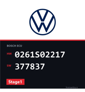 VW Golf 0261S02217 377837 Stage1 tuning file