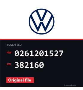 VW Golf5 0261201527 382160 original ECU file