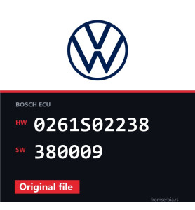 VW Golf5 0261S02238 380009 original ECU file