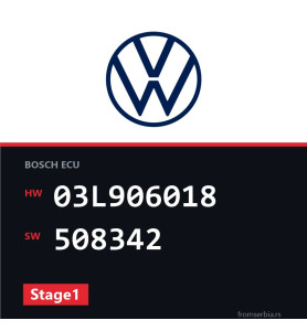 VW Golf 03L906018 508342 Stage1 tuning file