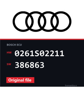Audi A4 0261S02211 386863 Stage1 / Stage2 tuning file