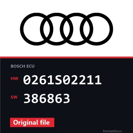 Audi A4 0261S02211 386863 original ECU file
