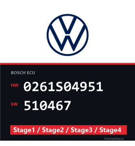 VW 0261S04951 510467 Stage1 / Stage2 / Stage3 / Stage4 file