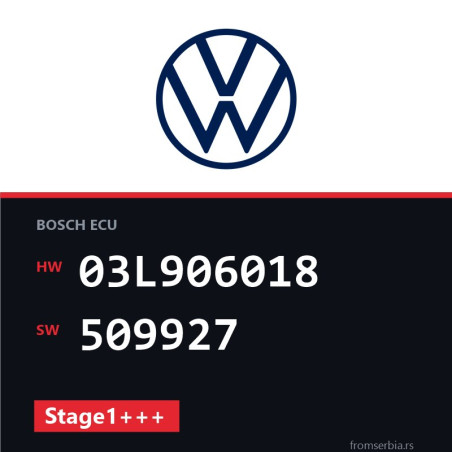 VW Golf 03L906018 509927 Stage1+++ tuning file