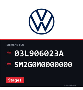 VW Golf 03L906023A SM2G0M0000000 Stage1 tuning file