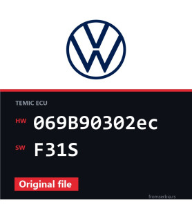 VW Golf 069B90302ec F31S original ECU file