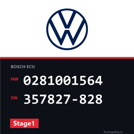 VW Golf3 0281001564 357827-828 Stage1 tuning file