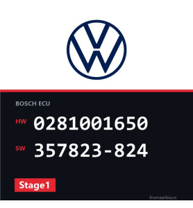 VW Golf3 0281001650 357823-824 Stage1 tuning file