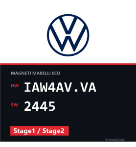 VW Golf4 IAW4AV.VA 2445 Stage1 / Stage2 tuning file