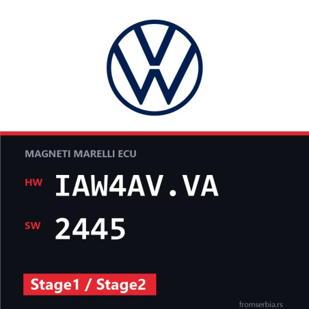 VW Golf4 IAW4AV.VA 2445 Stage1 / Stage2 tuning file