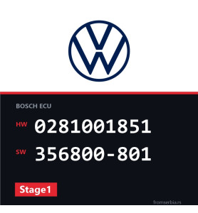 VW Golf4 0281001851 356800-801 Stage1 tuning file