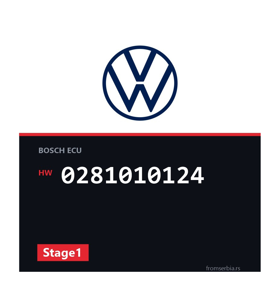 VW Golf4 0281010124 Stage1 tuning file