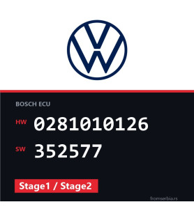 VW Golf4 0281010126 352577 Stage1 / Stage2 tuning file