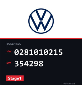 VW Golf4 0281010215 354298 Stage1 tuning file