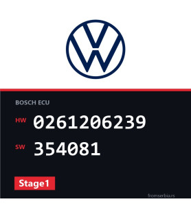 VW Golf4 0261206239 354081 Stage1 tuning file