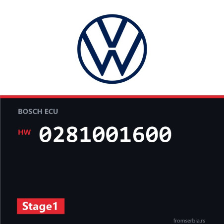 VW LT35 0281001600 Stage1 tuning file