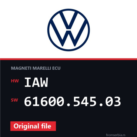 VW Lupo IAW 61600.545.03 original ECU file