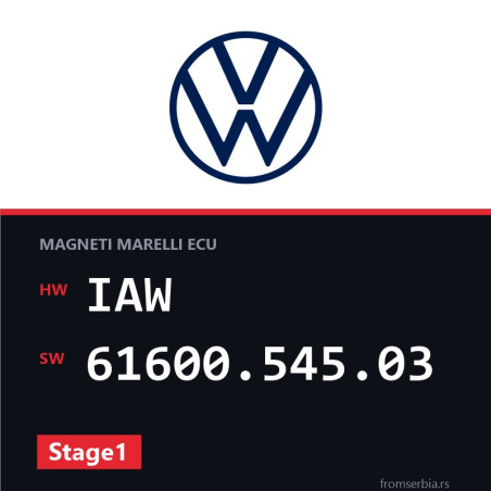 VW Lupo IAW 61600.545.03 Stage1 tuning file