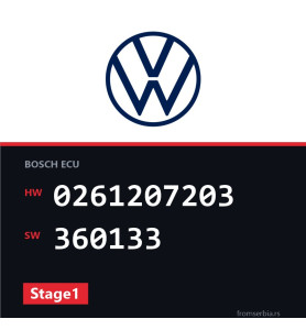 VW Lupo 0261207203 360133 Stage1 tuning file