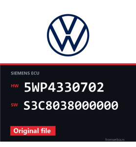 VW Lupo 5WP4330702 S3C8038000000 original ECU file