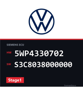 VW Lupo 5WP4330702 S3C8038000000 Stage1 tuning file