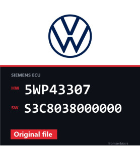 VW Lupo 5WP43307 S3C8038000000 original ECU file