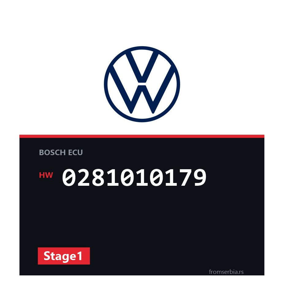 VW Lupo 0281010179 Stage1 tuning file
