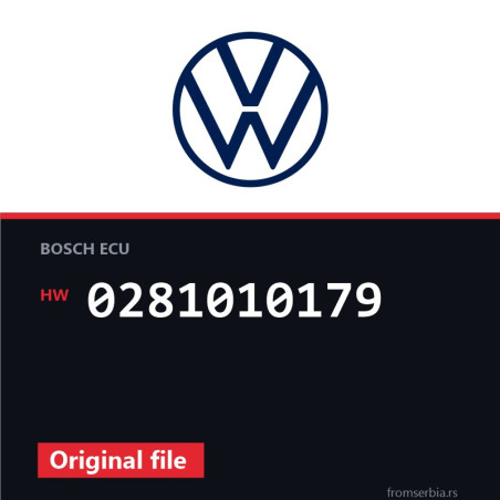 VW Lupo 0281010179 original ECU file