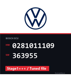 VW 1.9 0281011109 363955 Stage1+++ / Tuned file tuning file