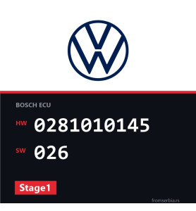 VW A6 0281010145 026 Stage1 tuning file