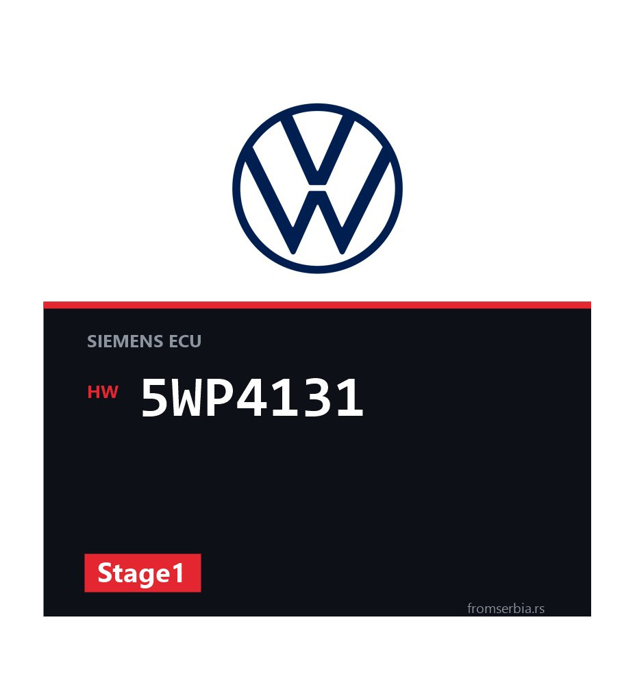 VW Passat 5WP4131 Stage1 tuning file