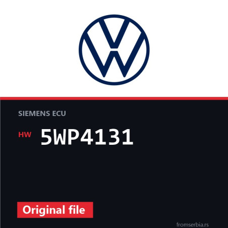 VW Passat 5WP4131 original ECU file