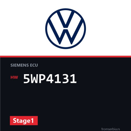 VW Passat 5WP4131 Stage1 tuning file