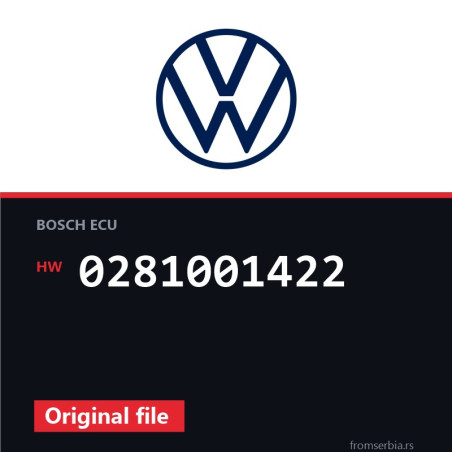 VW Passat 0281001422 original ECU file