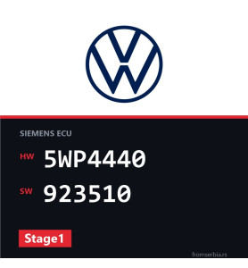 VW Passat 5WP4440 923510 Stage1 tuning file