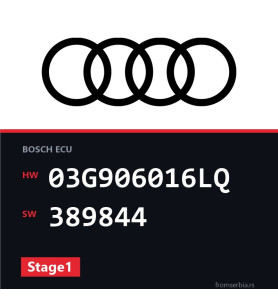 Audi A4 03G906016LQ 389844 Stage1 tuning file