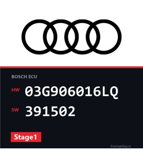 Audi A4 03G906016LQ 391502 Stage1 tuning file