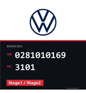 VW Passat 0281010169 3101 Stage1 / Stage2 tuning file
