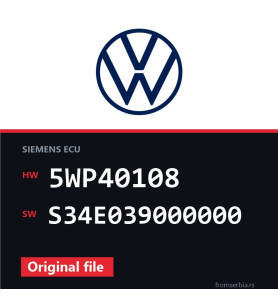 VW Passat 5WP40108 S34E039000000 original ECU file