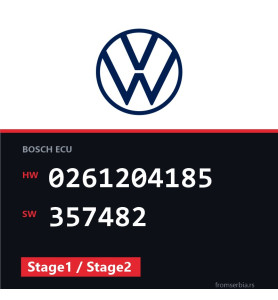 VW Passat 0261204185 357482 Stage1 / Stage2 tuning file