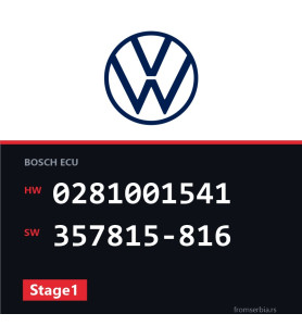 VW Passat 0281001541 357815-816 Stage1 tuning file