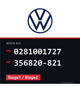 VW Passat 0281001727 356820-821 Stage1 / Stage2 tuning file