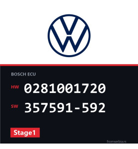 VW Passat 0281001720 357591-592 Stage1 tuning file