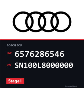 Audi A4 6576286546 SN100L8000000 Stage1 tuning file