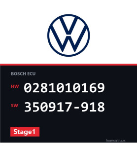 VW Passat 0281010169 350917-918 Stage1 tuning file