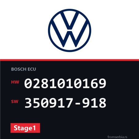 VW Passat 0281010169 350917-918 Stage1 tuning file
