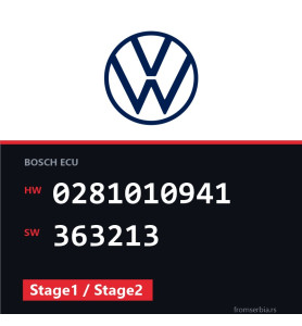 VW Passat 0281010941 363213 Stage1 / Stage2 tuning file